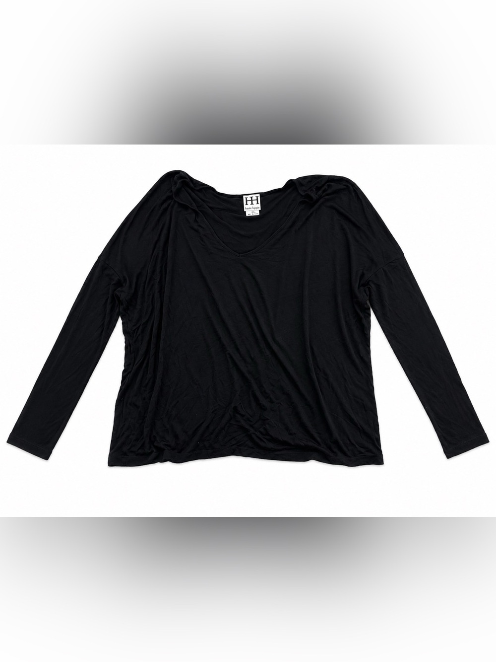 Haute hippie drop shoulder long sleeve tee medium
